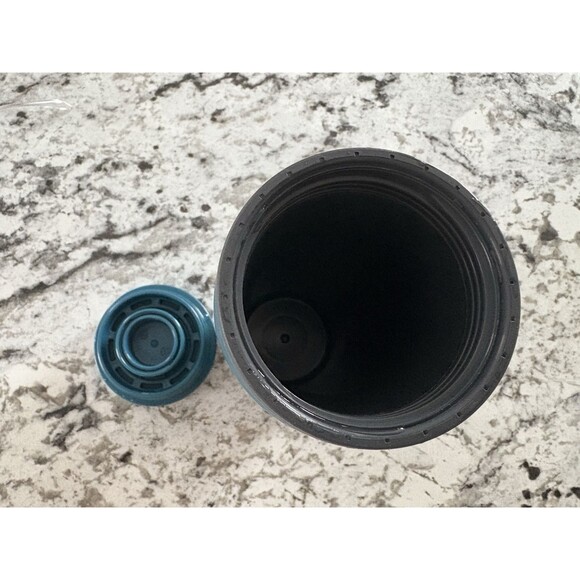 Rare HTF Stone Blue Lightning Stanley Endures 16 Oz Tumbler EUC - Picture 7 of 7